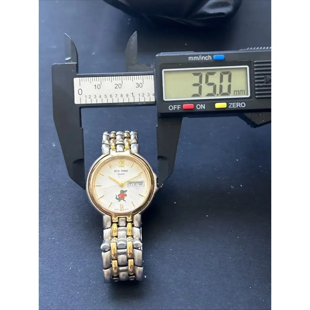 Vintage Sun Time Two Tone Florida Gators Women’s Quartz Watch